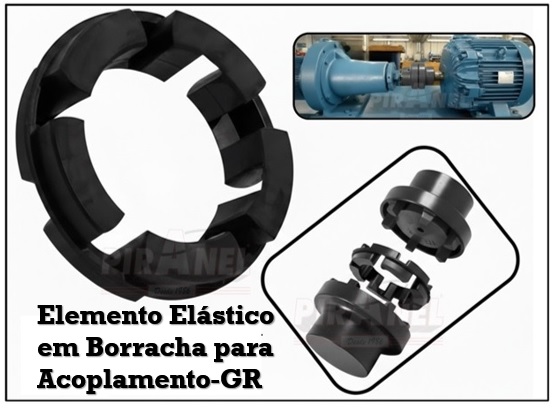 Elemento Elástico em Borracha para Acoplamento-GR