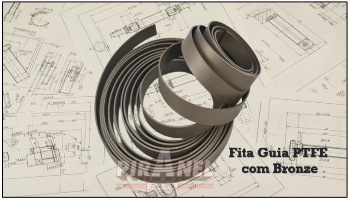  Fita Guia PTFE com Bronze 