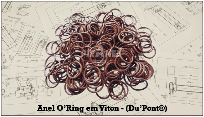 Anel O’Ring em Viton (Du’Pont®) - FKM (Fluoroelastômero)