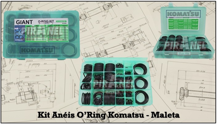 Kit de Anéis O’ring komatsu NBR90B