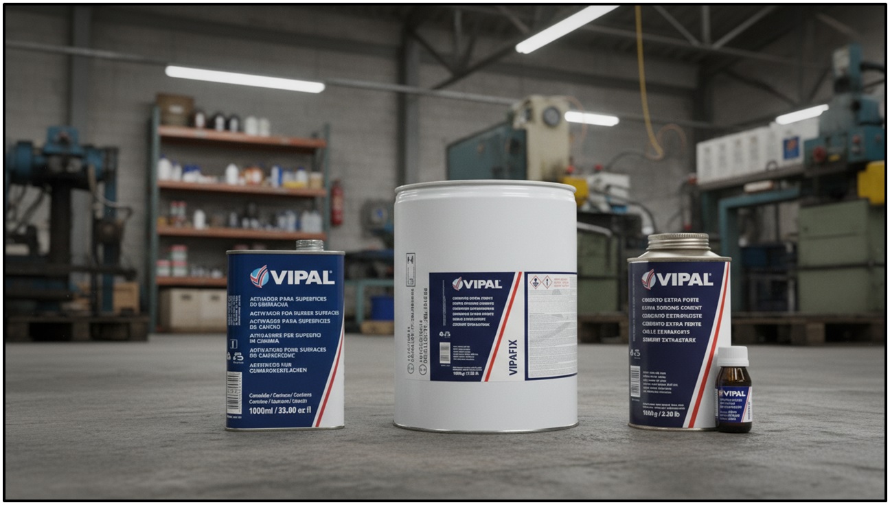 Cimento Extraforte Vipafix, Catalisador e ativadores de superfícies Bufpal-Vipafix